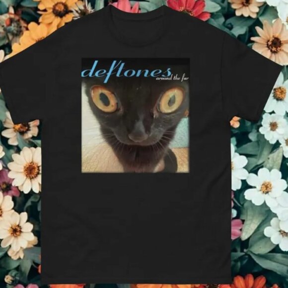 Gildan Tops - Deftones Around The Fur Cat Band T-Shirt